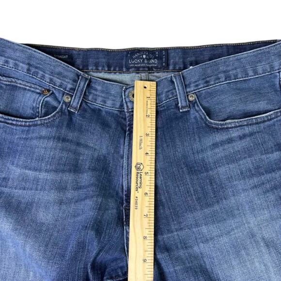 Lucky brand 221 Original Straight Men's 33x32 Prem. Italian Denim Streetwear Y2K - Picture 6 of 9